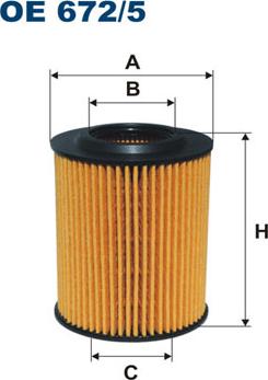 Filtron OE672/5 - Filtro olio www.autoricambi360.it