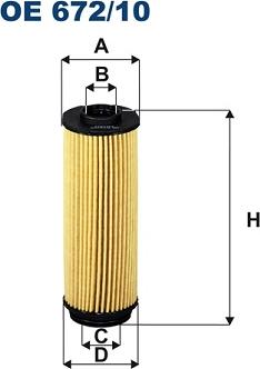 Filtron OE 672/10 - Filtro olio www.autoricambi360.it