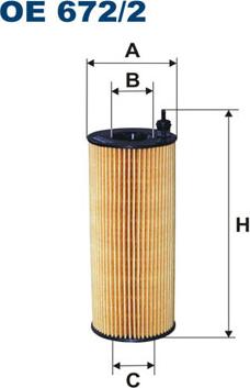 Filtron OE672/2 - Filtro olio www.autoricambi360.it