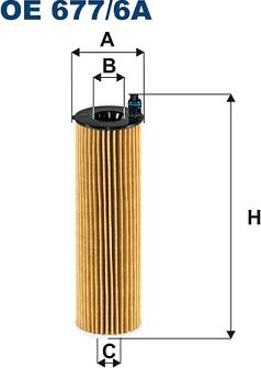 Filtron OE 677/6A - Filtro olio www.autoricambi360.it