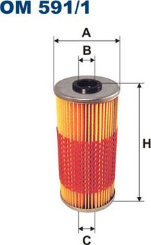 Filtron OM591/1 - Filtro olio www.autoricambi360.it