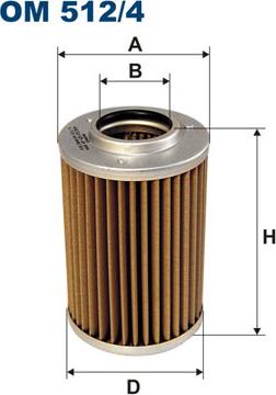 Filtron OM512/4 - Filtro idraulico, Cambio automatico www.autoricambi360.it