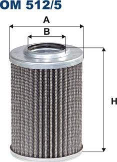 Filtron OM512/5 - Filtro idraulico, Cambio automatico www.autoricambi360.it
