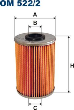 Filtron OM522/2 - Filtro olio www.autoricambi360.it