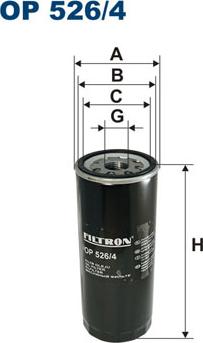 Filtron OP526/4 - Filtro olio www.autoricambi360.it