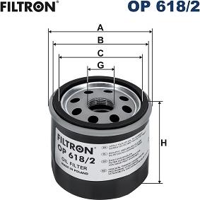 Filtron OP 618/2 - Filtro olio www.autoricambi360.it