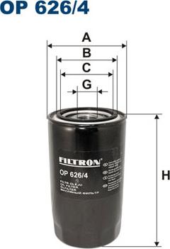 Filtron OP626/4 - Filtro olio www.autoricambi360.it