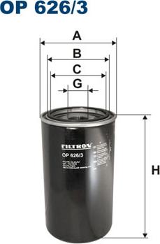 Filtron OP626/3 - Filtro olio www.autoricambi360.it