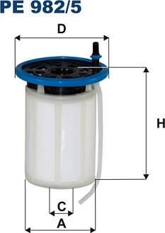 Filtron PE982/5 - Filtro carburante www.autoricambi360.it
