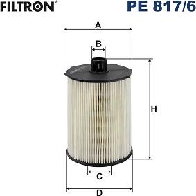Filtron PE 817/6 - Filtro carburante www.autoricambi360.it