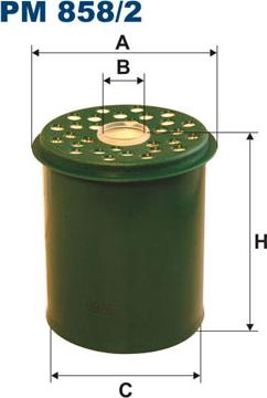 Filtron PM858/2 - Filtro carburante www.autoricambi360.it