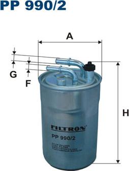 Filtron PP990/2 - Filtro carburante www.autoricambi360.it