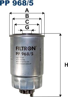 Filtron PP968/5 - Filtro carburante www.autoricambi360.it