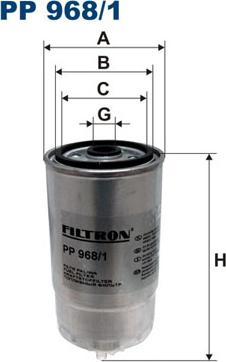 Filtron PP968/1 - Filtro carburante www.autoricambi360.it