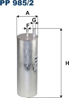 Filtron PP985/2 - Filtro carburante www.autoricambi360.it