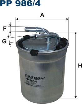 Filtron PP986/4 - Filtro carburante www.autoricambi360.it