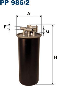 Filtron PP986/2 - Filtro carburante www.autoricambi360.it