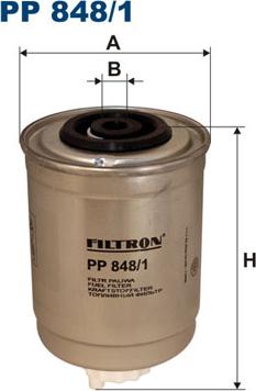 Filtron PP848/1 - Filtro carburante www.autoricambi360.it