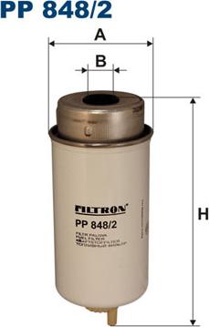 Filtron PP848/2 - Filtro carburante www.autoricambi360.it
