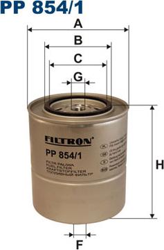 Filtron PP854/1 - Filtro carburante www.autoricambi360.it