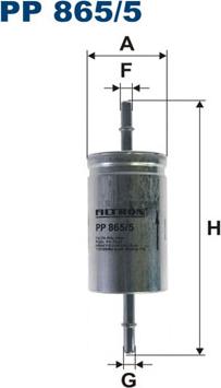 Filtron PP865/5 - Filtro carburante www.autoricambi360.it