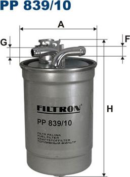 Filtron PP839/10 - Filtro carburante www.autoricambi360.it