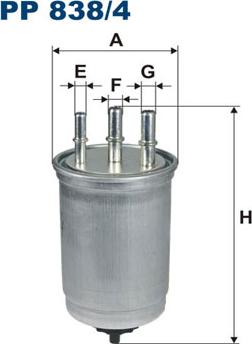 Filtron PP838/4 - Filtro carburante www.autoricambi360.it