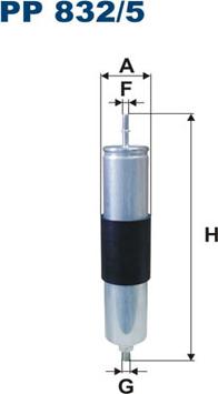 Filtron PP832/5 - Filtro carburante www.autoricambi360.it