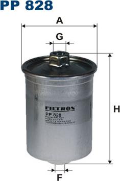 Filtron PP828 - Filtro carburante www.autoricambi360.it
