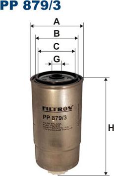 Filtron PP879/3 - Filtro carburante www.autoricambi360.it
