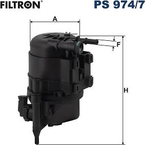 Filtron PS 974/7 - Filtro carburante www.autoricambi360.it
