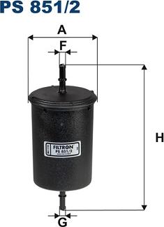 Filtron PS 851/2 - Filtro carburante www.autoricambi360.it