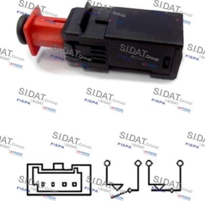 Fispa 5.140080A2 - Interruttore luce freno www.autoricambi360.it