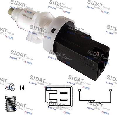 Fispa 5.140033A2 - Interruttore luce freno www.autoricambi360.it