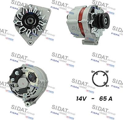 Fispa A12BH0598A2 - Alternatore www.autoricambi360.it