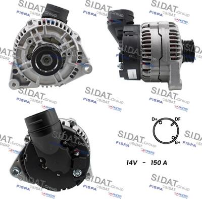 Fispa A12BH0501A2 - Alternatore www.autoricambi360.it