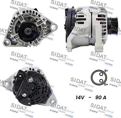 Fispa A12BH0080A2 - Alternatore www.autoricambi360.it