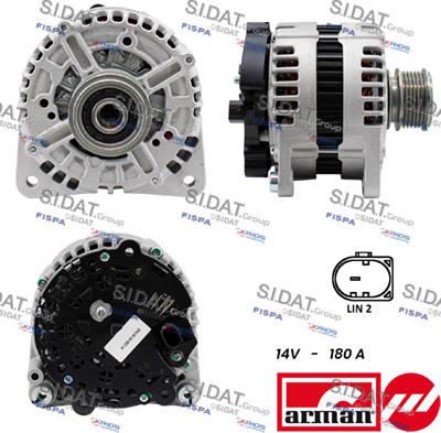 Fispa A12BH0187AS - Alternatore www.autoricambi360.it