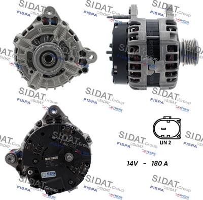 Fispa A12BH0187 - Alternatore www.autoricambi360.it