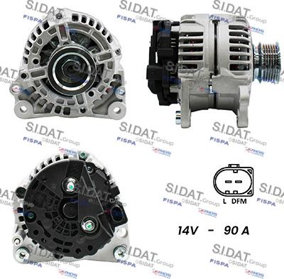 Fispa A12BH0399A2 - Alternatore www.autoricambi360.it