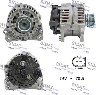 Fispa A12BH0398A2 - Alternatore www.autoricambi360.it