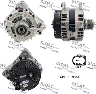 Fispa A12BH0242 - Alternatore www.autoricambi360.it