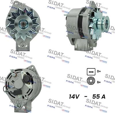 Fispa A12BH0796A2 - Alternatore www.autoricambi360.it