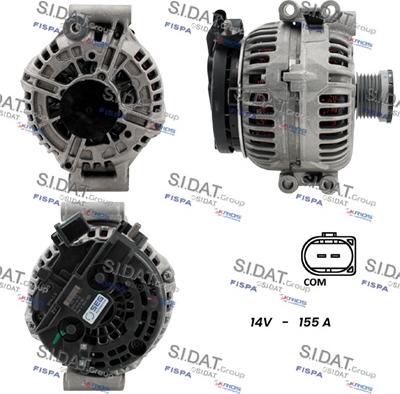 Fispa A12BH0765 - Alternatore www.autoricambi360.it