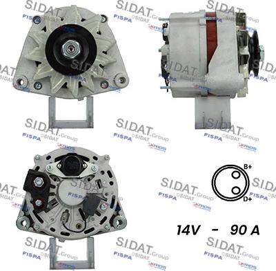 Fispa A12BH0762A2 - Alternatore www.autoricambi360.it