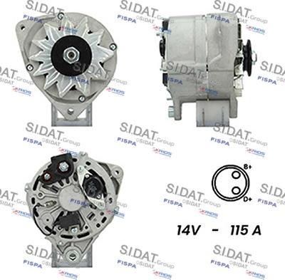Fispa A12BH0732A2 - Alternatore www.autoricambi360.it
