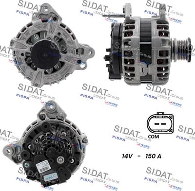 Fispa A12BH1395 - Alternatore www.autoricambi360.it