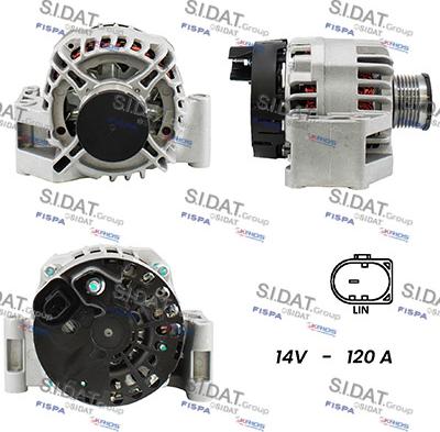 Fispa A12DE0407A2 - Alternatore www.autoricambi360.it