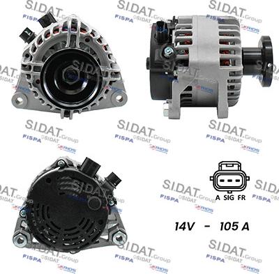 Fispa A12DE0427A2 - Alternatore www.autoricambi360.it