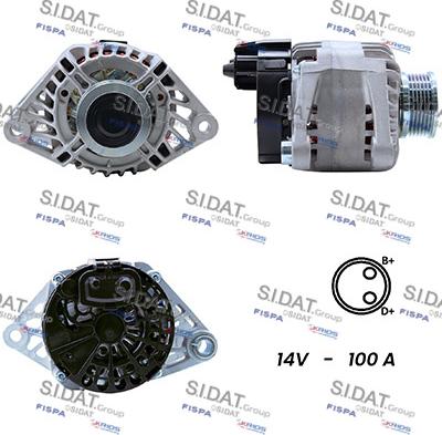 Fispa A12DE0003 - Alternatore www.autoricambi360.it